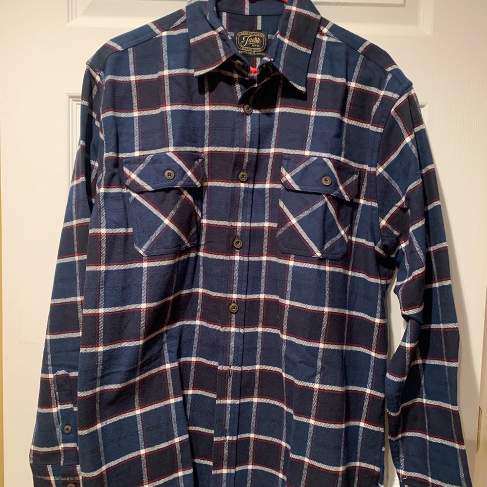MENS HEAVY FLANNEL SHIRT NWOT